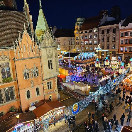 Rynek Market Square Wroclove Tectum Apartments Z Widokiem Na Rynek วรอตซวาฟ ภายนอก รูปภาพ