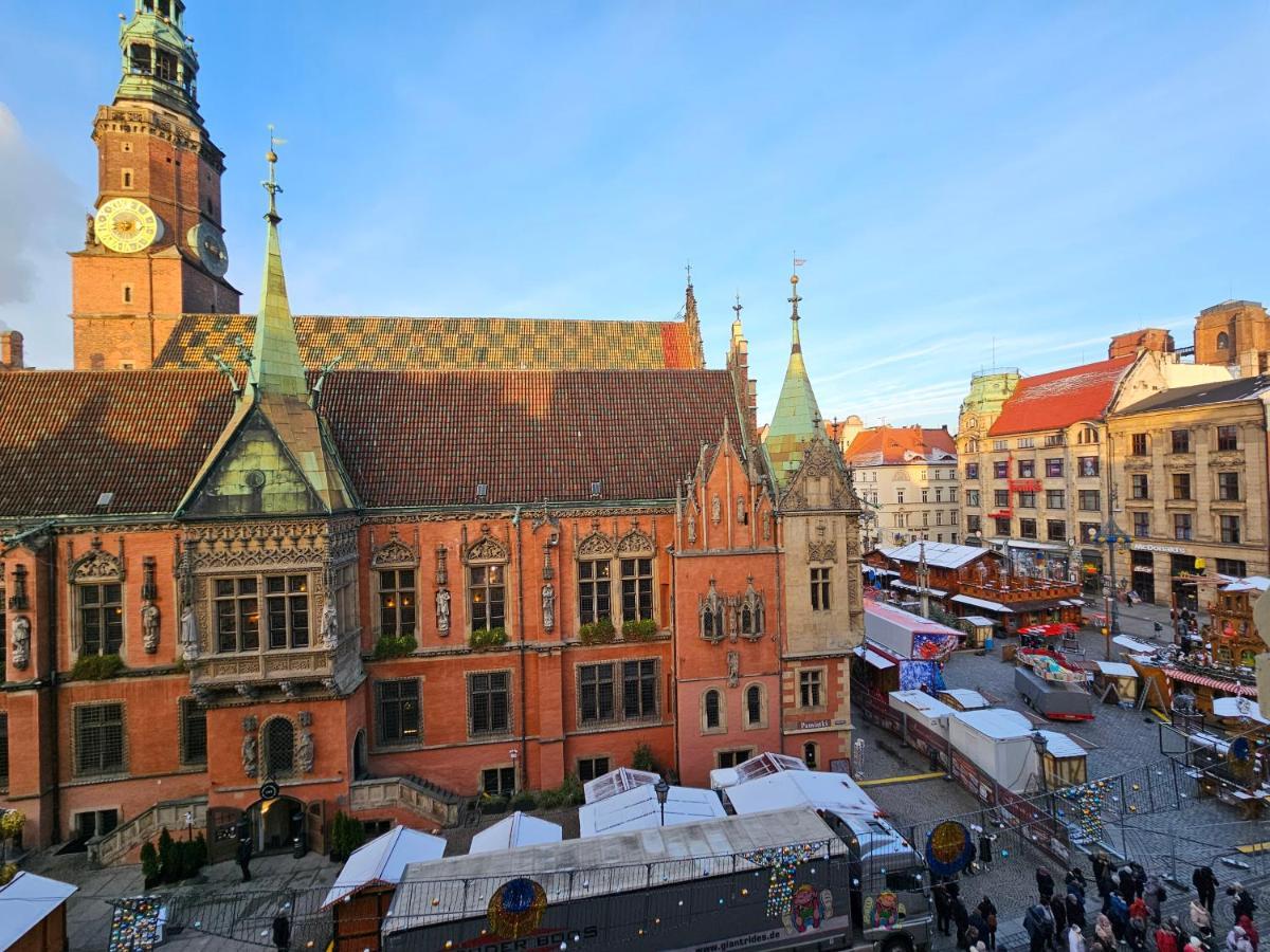 Rynek Market Square Wroclove Tectum Apartments Z Widokiem Na Rynek วรอตซวาฟ ภายนอก รูปภาพ